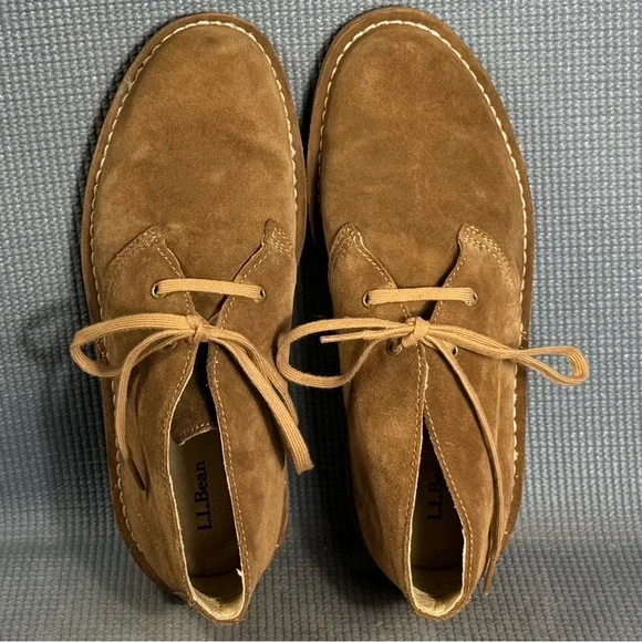 L.L. Bean Women’s Stonington Chukka Boots Tan Suede Size 11 - Picture 6 of 9